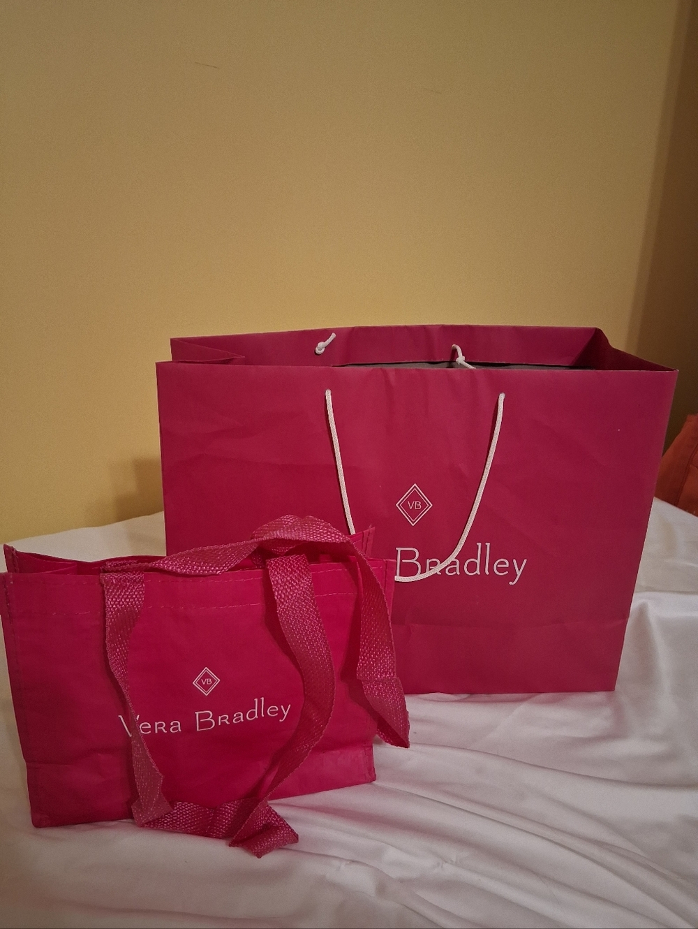 2 Vera Bradley Reuseable Bags.